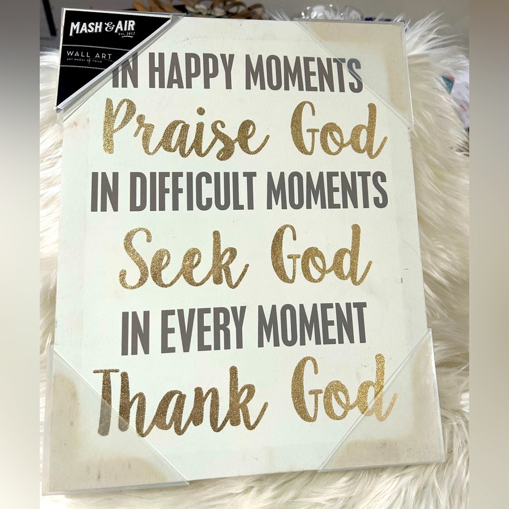 IN HAPPY MOMENTS . . .